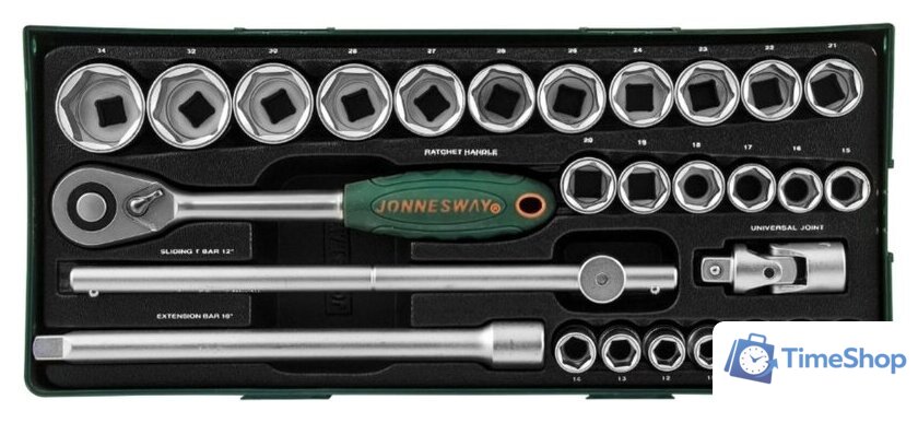 Универсальный набор инструментов Jonnesway S04H4728SP (28 предметов) - Изображение №1 — Интернет-магазин Time-Shop