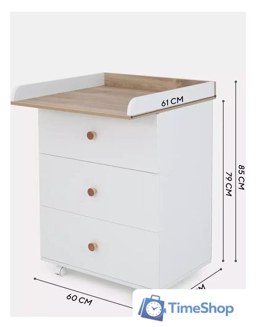 Детский комод Rant Elsa 122 (cloud white) - Изображение №2 — Интернет-магазин Time-Shop