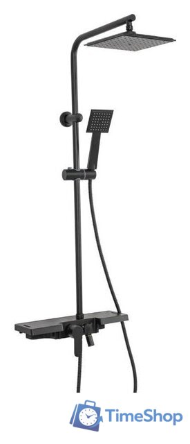 Душевая система  Rea Bravo REA-P0636 (черный) - Изображение №1 — Интернет-магазин Time-Shop