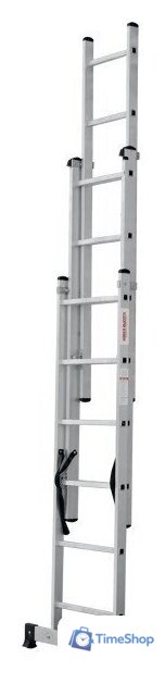 Лестница-стремянка Новая высота NV 123 алюминиевая трёхсекционная 3x6 ступеней - Изображение №4 — Интернет-магазин Time-Shop