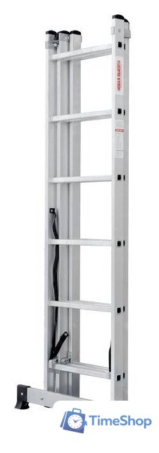 Лестница-стремянка Новая высота NV 123 алюминиевая трёхсекционная 3x6 ступеней - Изображение №3 — Интернет-магазин Time-Shop