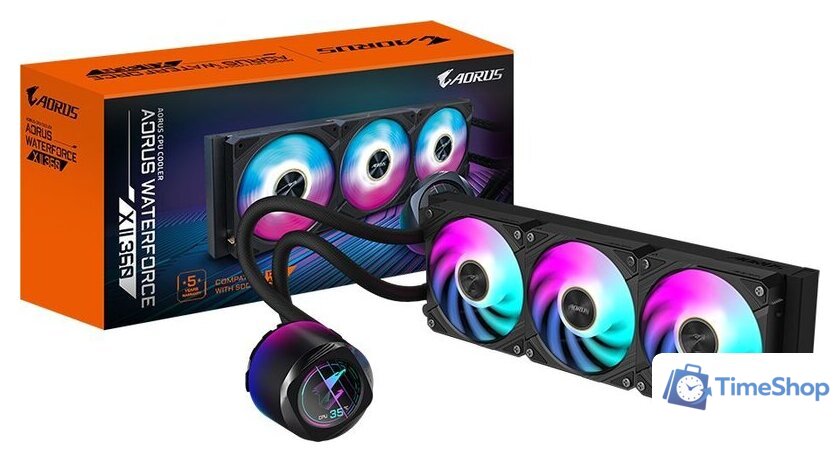 Система жидкостного охлаждения для процессора Gigabyte Aorus Waterforce X II 360 - Изображение №5 — Интернет-магазин Time-Shop