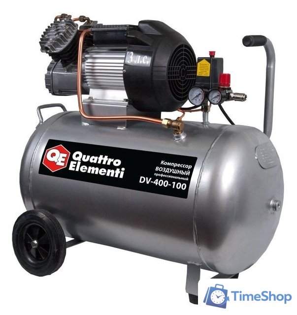 Компрессор Quattro Elementi DV-400-100 - Изображение №2 — Интернет-магазин Time-Shop