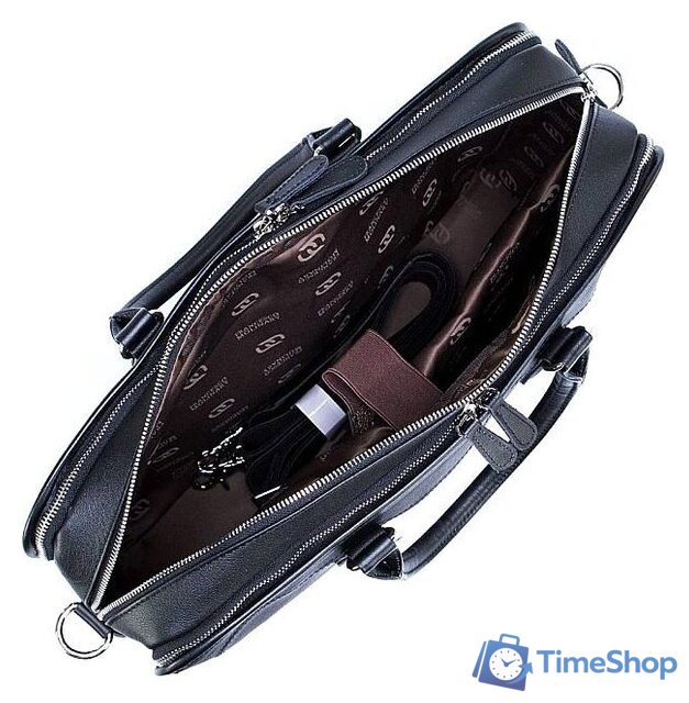 Мужская сумка Francesco Molinary 846-7148-BLK (черный) - Изображение №3 — Интернет-магазин Time-Shop