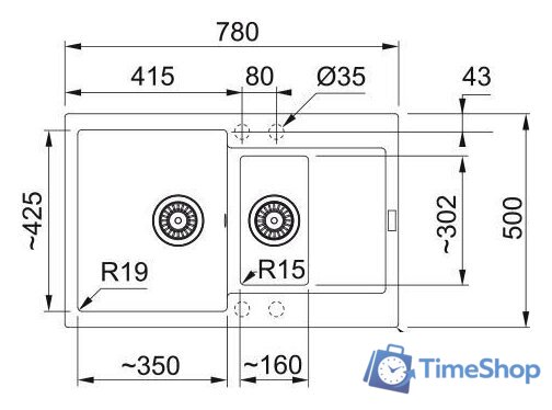 Кухонная мойка Franke Maris MRG 651-78 114.0693.532 (матовый черный) - Изображение №2 — Интернет-магазин Time-Shop