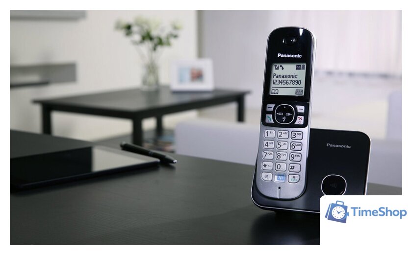 Радиотелефон Panasonic KX-TG6811RUB - Изображение №13 — Интернет-магазин Time-Shop