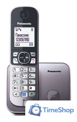 Радиотелефон Panasonic KX-TG6811RUB - Изображение №7 — Интернет-магазин Time-Shop