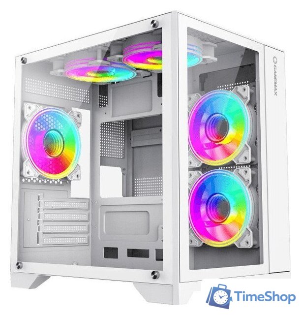 Корпус GameMax Infinity Mini WH (белый) - Изображение №1 — Интернет-магазин Time-Shop