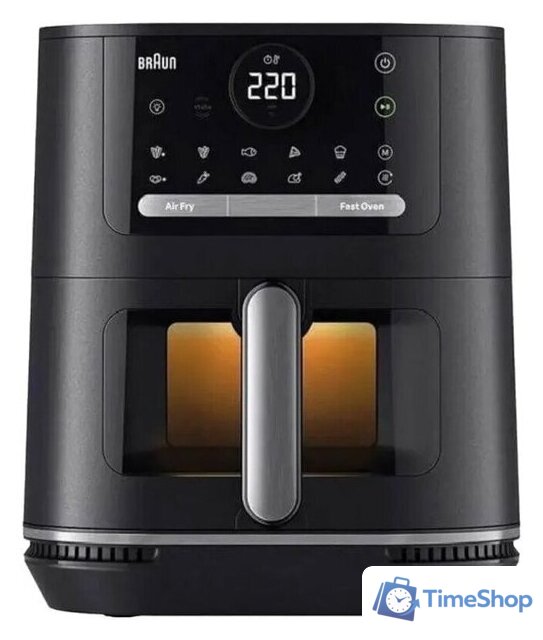 Аэрогриль (аэрофритюрница) Braun MultiFry 5 HF5055IBK - Изображение №1 — Интернет-магазин Time-Shop