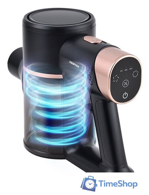 Пылесос CENTEK CT-2570 (черный) - Изображение №3 — Интернет-магазин Time-Shop