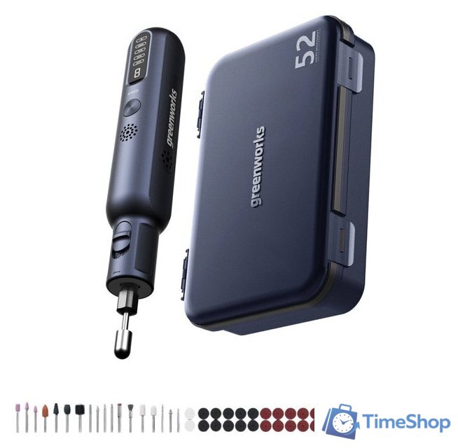 Гравер Greenworks GPT-8VRT 3200707 (с АКБ) - Изображение №1 — Интернет-магазин Time-Shop