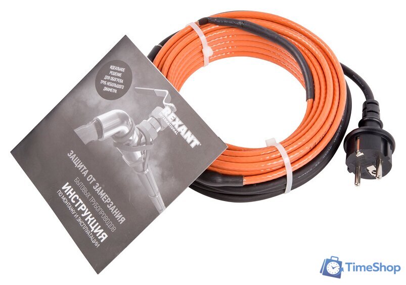 Саморегулирующийся кабель Rexant 10HTM2-CT 25 м 250 Вт - Изображение №1 — Интернет-магазин Time-Shop