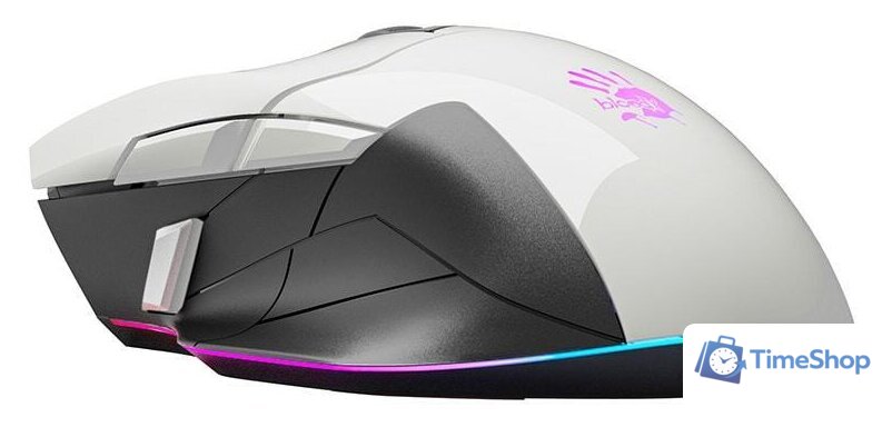 Игровая мышь A4Tech Bloody W70 Max (белый) - Изображение №3 — Интернет-магазин Time-Shop
