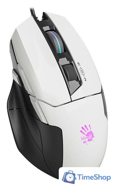 Игровая мышь A4Tech Bloody W70 Max (белый) - Изображение №2 — Интернет-магазин Time-Shop