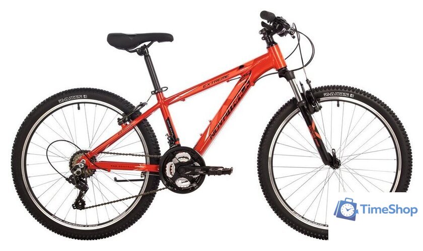 Велосипед Novatrack Extreme 21 V 2024 24AHV.EXTREME.11RD4 (красный) - Изображение №1 — Интернет-магазин Time-Shop