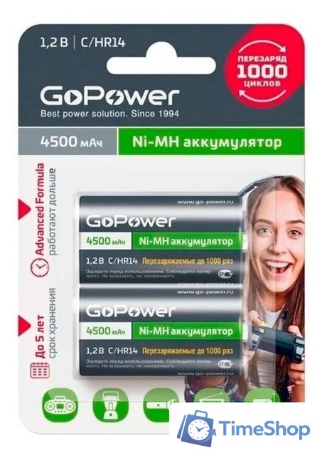 Аккумулятор GoPower 00-00018322 - Изображение №1 — Интернет-магазин Time-Shop