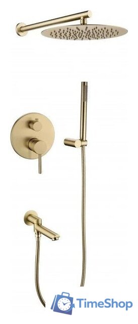 Душевая система  Grocenberg GB5099MG-1 (золото матовый) - Изображение №7 — Интернет-магазин Time-Shop