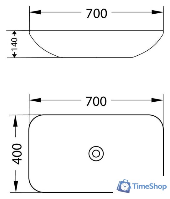 Умывальник Lauter 21886 + Cascade 21СК0655C + сифон 21635CH + дон.клапан 21190CH (хром) - Изображение №6 — Интернет-магазин Time-Shop