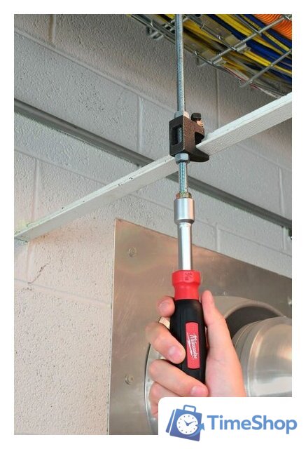 Торцевая отвертка для гаек Milwaukee Hollowcore Hex 12 мм 48-22-2537 - Изображение №5 — Интернет-магазин Time-Shop