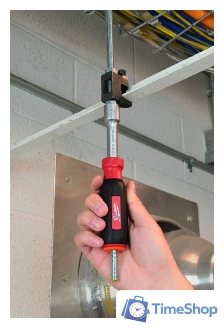 Торцевая отвертка для гаек Milwaukee Hollowcore Hex 12 мм 48-22-2537 - Изображение №6 — Интернет-магазин Time-Shop