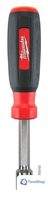 Торцевая отвертка для гаек Milwaukee Hollowcore Hex 12 мм 48-22-2537 - Изображение №1 — Интернет-магазин Time-Shop