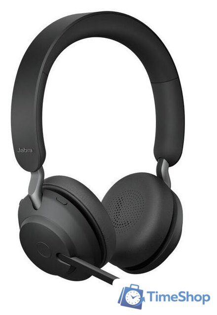 Офисная гарнитура Jabra Evolve2 65 MS Stereo USB-C Desk (черный) - Изображение №2 — Интернет-магазин Time-Shop