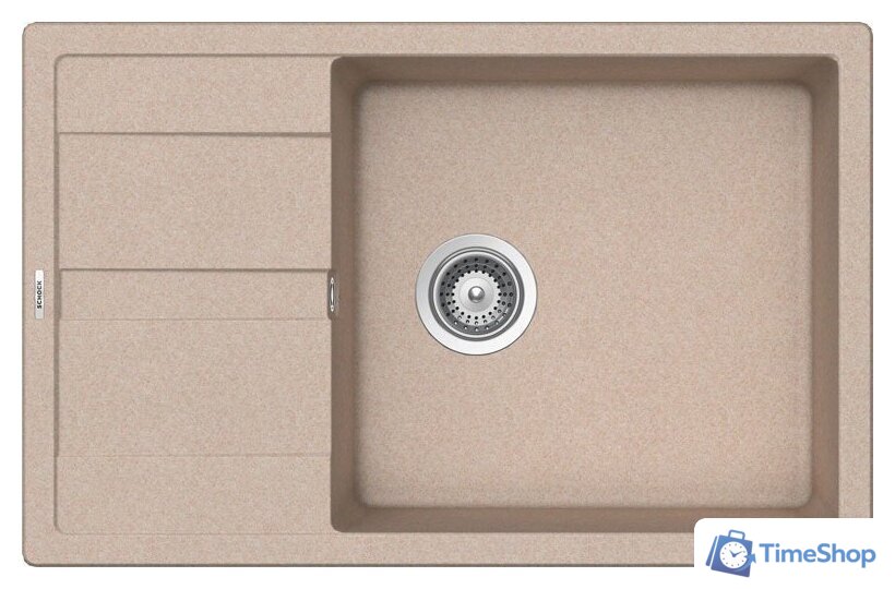 Кухонная мойка Schock Optima 60D Max Cristalite (саббиа) - Изображение №1 — Интернет-магазин Time-Shop