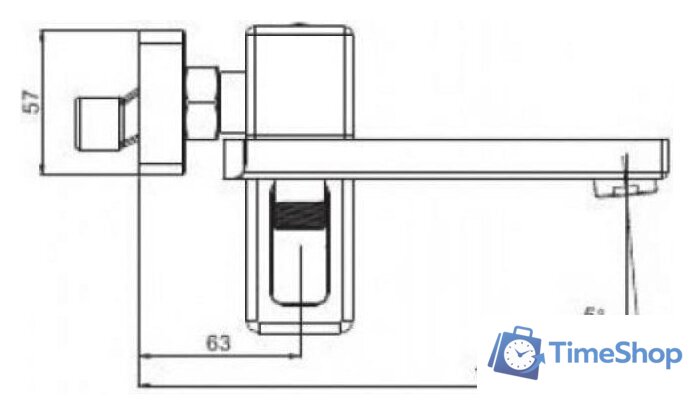 Смеситель Vieir V393531 - Изображение №5 — Интернет-магазин Time-Shop