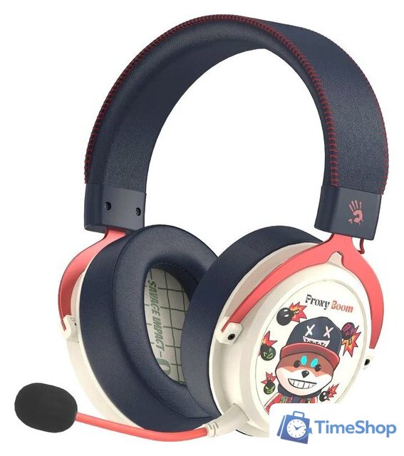 Наушники A4Tech Bloody MR595 Proxy Boom (бежевый) - Изображение №1 — Интернет-магазин Time-Shop