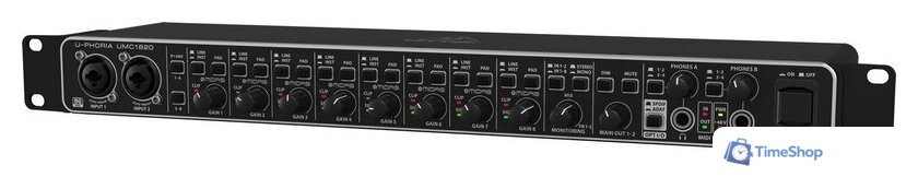 Аудиоинтерфейс Behringer U-Phoria UMC1820 - Изображение №3 — Интернет-магазин Time-Shop