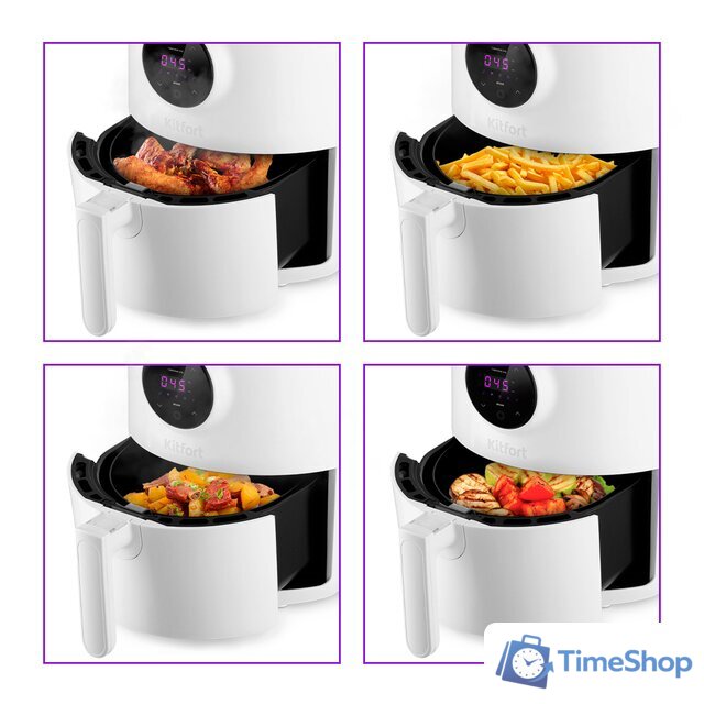 Аэрогриль (аэрофритюрница) Kitfort KT-2235 - Изображение №3 — Интернет-магазин Time-Shop