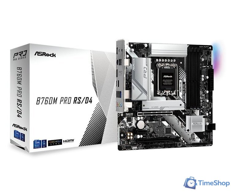 Материнская плата ASRock B760M Pro RS/D4 - Изображение №5 — Интернет-магазин Time-Shop