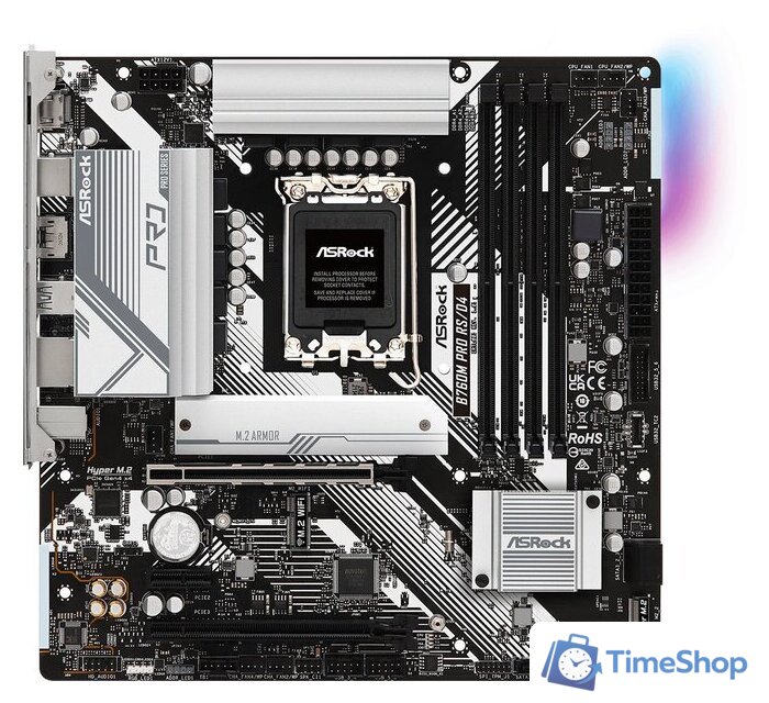 Материнская плата ASRock B760M Pro RS/D4 - Изображение №1 — Интернет-магазин Time-Shop