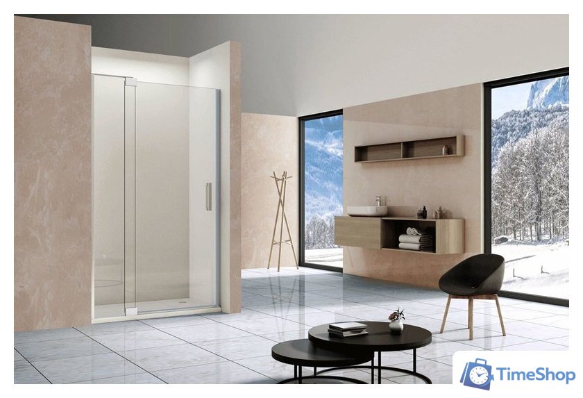 Душевая дверь Vincea Extra VDP-1E8090CL (хром/прозрачное) - Изображение №2 — Интернет-магазин Time-Shop