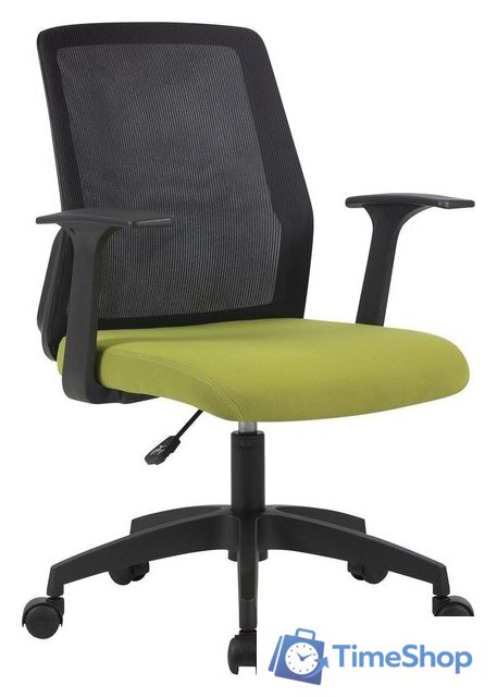 Офисное кресло CACTUS CS-MC222-BKGN (черный/салатовый) - Изображение №1 — Интернет-магазин Time-Shop