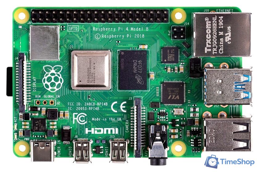 Одноплатный компьютер Raspberry Pi 4 Model B 4GB - Изображение №1 — Интернет-магазин Time-Shop