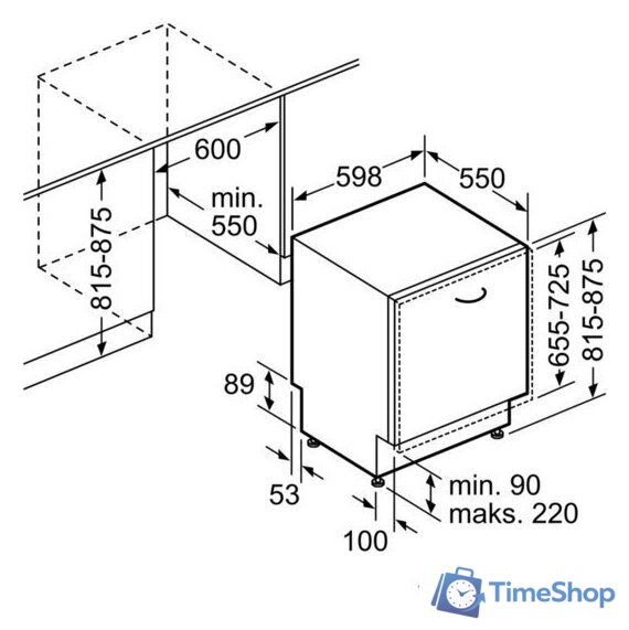 Встраиваемая посудомоечная машина Siemens SN615X03EE - Изображение №10 — Интернет-магазин Time-Shop