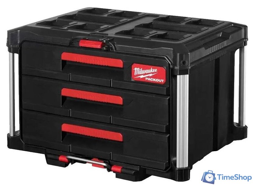 Ящик для инструментов Milwaukee Packout 3 Drawer Tool Box 4932472130 - Изображение №2 — Интернет-магазин Time-Shop