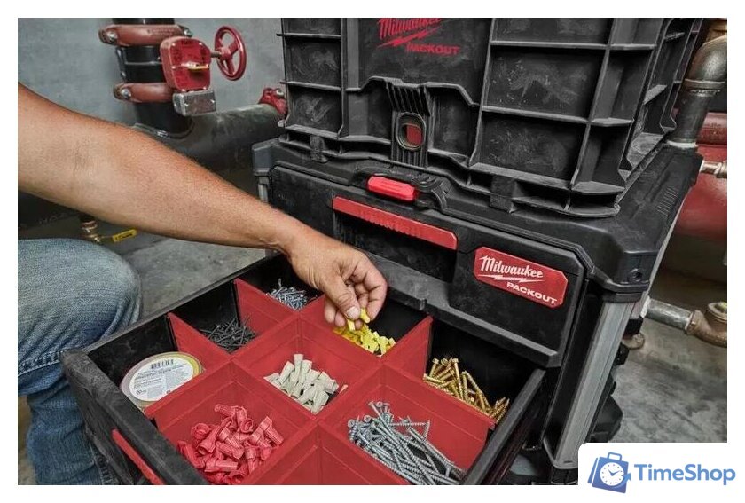 Ящик для инструментов Milwaukee Packout 3 Drawer Tool Box 4932472130 - Изображение №14 — Интернет-магазин Time-Shop
