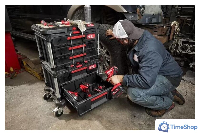 Ящик для инструментов Milwaukee Packout 3 Drawer Tool Box 4932472130 - Изображение №12 — Интернет-магазин Time-Shop