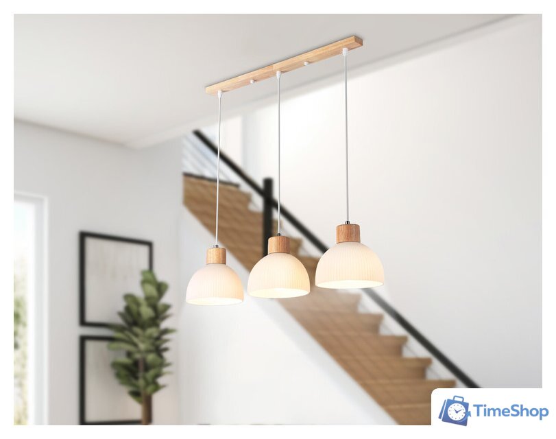 Подвесная люстра Ambrella light TR83135/3 LW/FR - Изображение №7 — Интернет-магазин Time-Shop