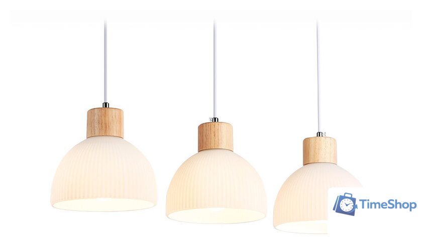 Подвесная люстра Ambrella light TR83135/3 LW/FR - Изображение №3 — Интернет-магазин Time-Shop