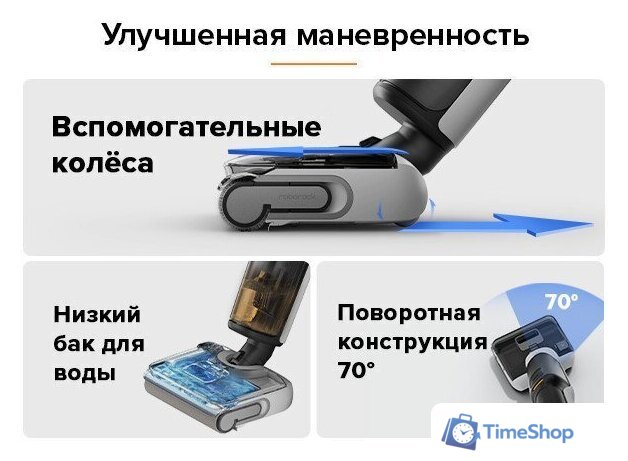 Вертикальный моющий пылесос Roborock Wet And Dry Vacuum Cleaner F25 WD5M1A (черный) - Изображение №26 — Интернет-магазин Time-Shop