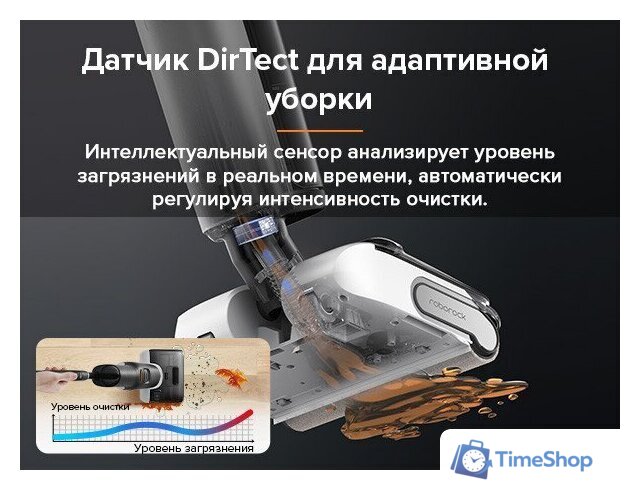 Вертикальный моющий пылесос Roborock Wet And Dry Vacuum Cleaner F25 WD5M1A (черный) - Изображение №24 — Интернет-магазин Time-Shop