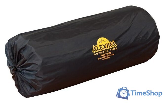 Самонадувающийся коврик AlexikA Family Wide (оливковый) 9365.7507 - Изображение №3 — Интернет-магазин Time-Shop