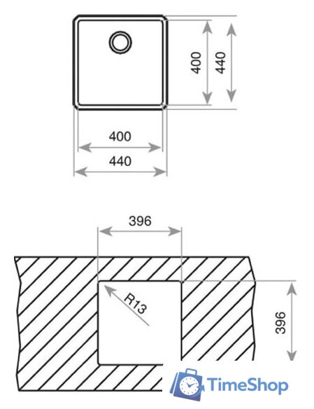 Кухонная мойка TEKA Be Linea RS15 40.40 - Изображение №3 — Интернет-магазин Time-Shop