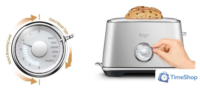 Тостер Sage STA735BSS - Изображение №3 — Интернет-магазин Time-Shop
