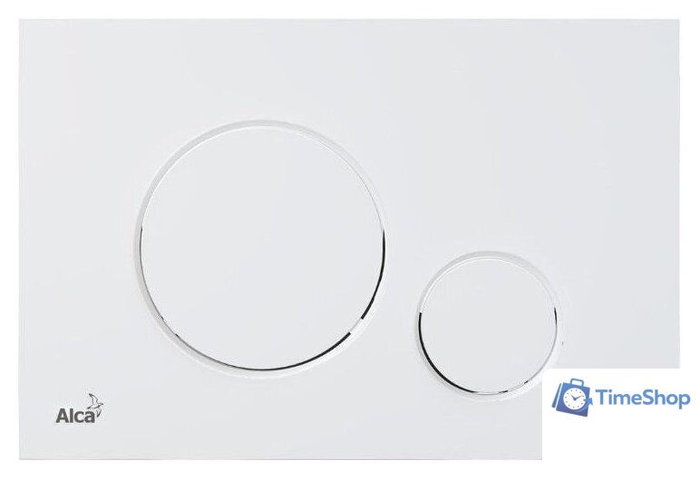 Панель смыва Alcaplast M676 (белый матовый) - Изображение №1 — Интернет-магазин Time-Shop