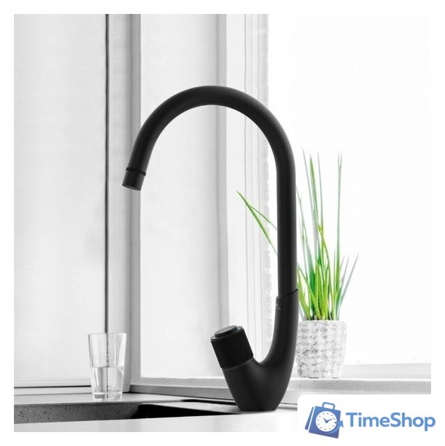 Смеситель Rubineta Swan-33(BK) SW0068 - Изображение №2 — Интернет-магазин Time-Shop