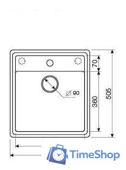 Кухонная мойка ZorG Como 46 (черный оникс) - Изображение №4 — Интернет-магазин Time-Shop